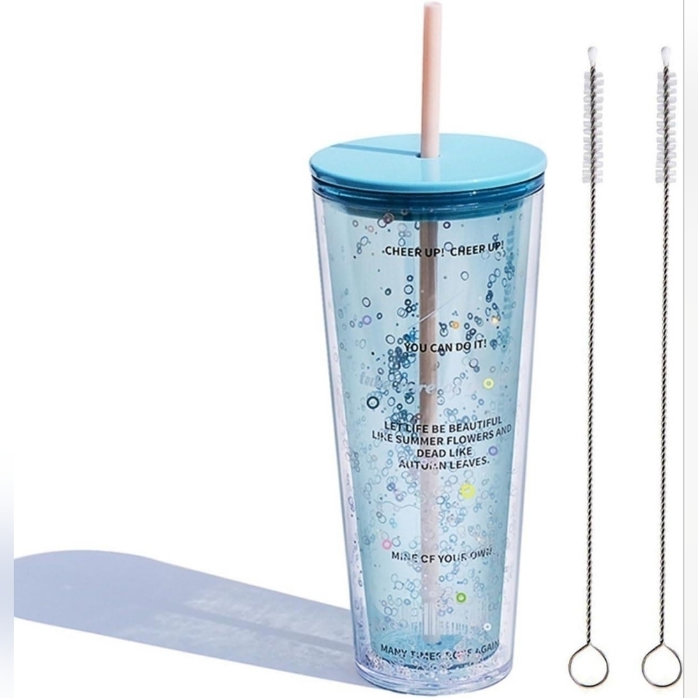 27oz Tumbler With Lid And Straw - Picture 2 of 13